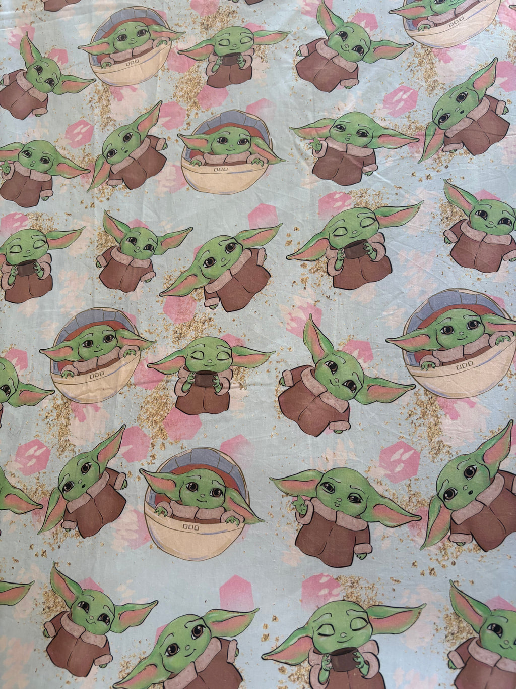Yoda Fitted Cot Sheet