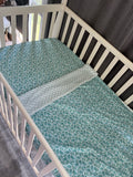 Leaf Fitted Cot Sheet